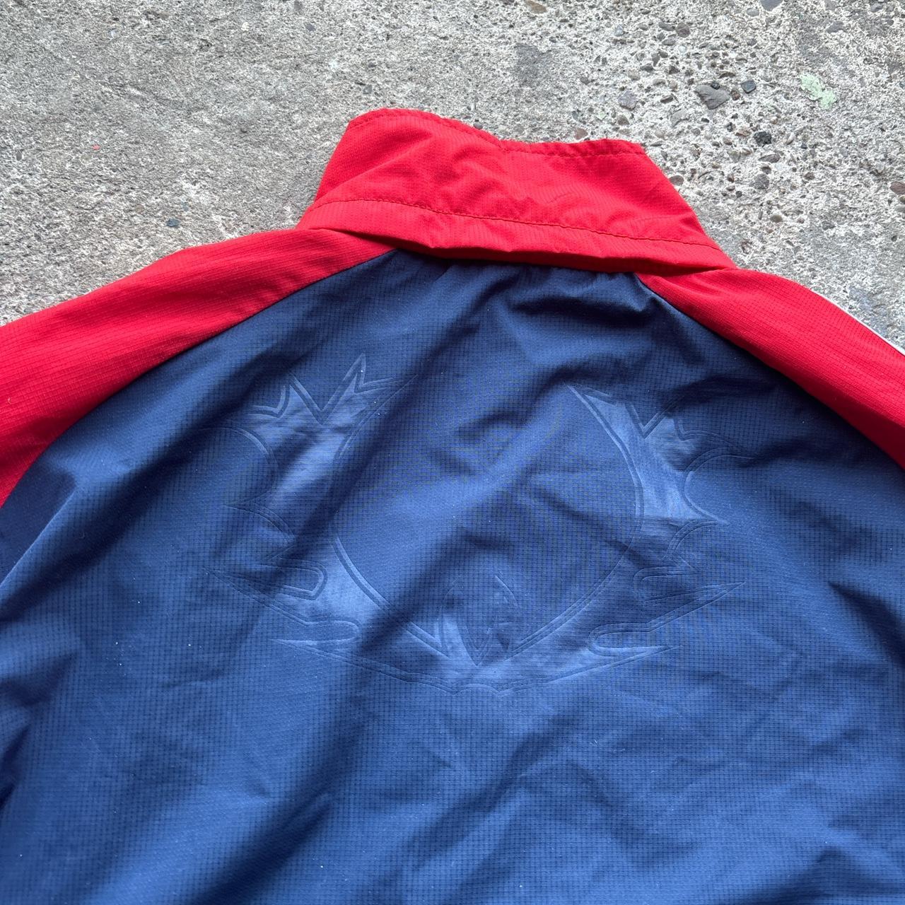 Navy and red Munster Rugby Adidas Jacket - L