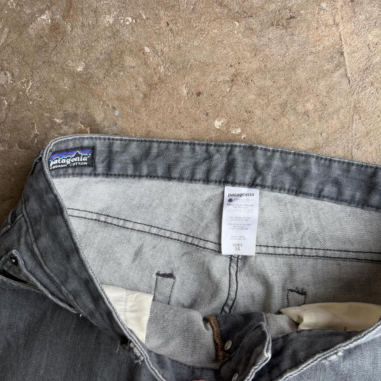 Grey Patagonia denim straight leg jeans