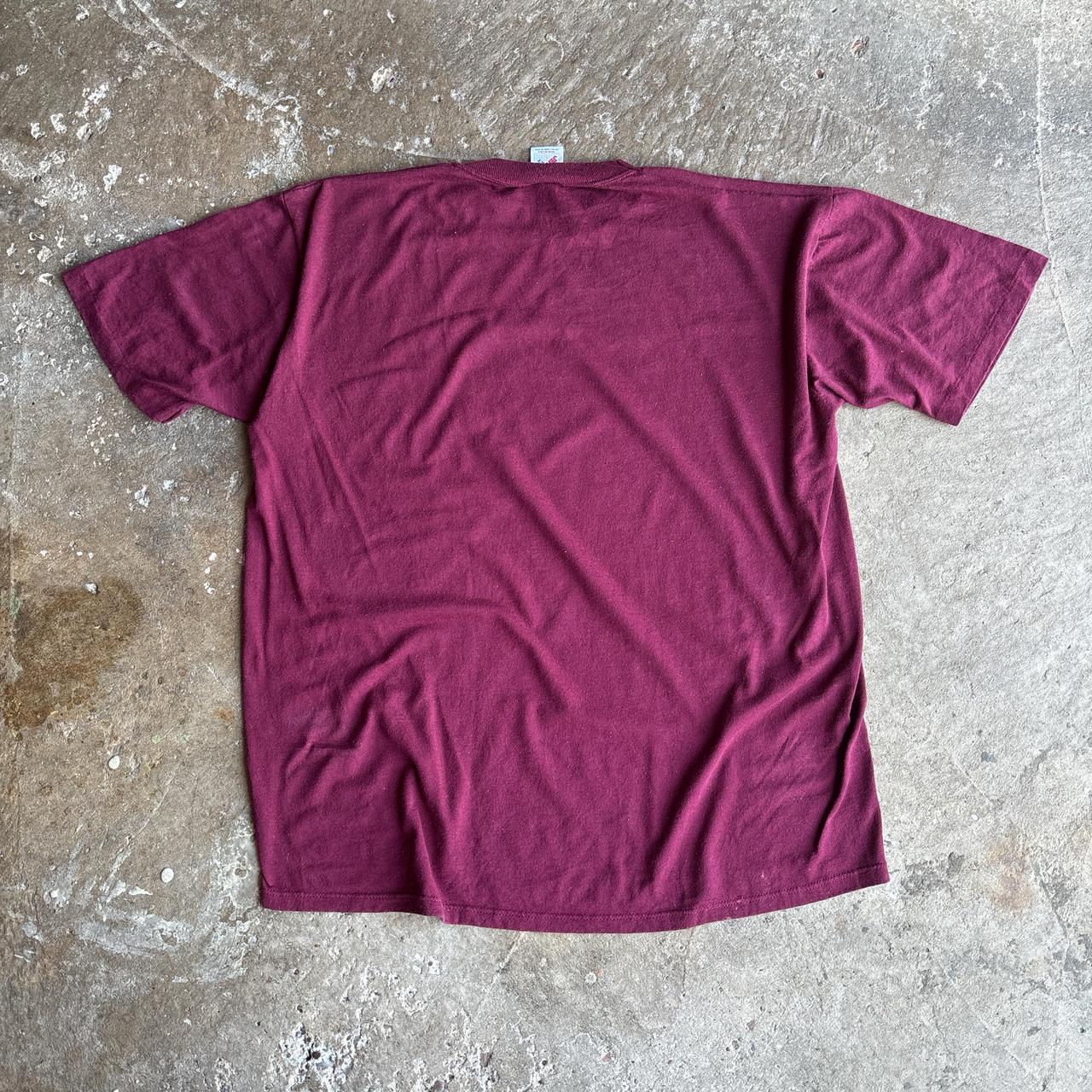 90s Burgundy ‘New Moon’ single stitch tee