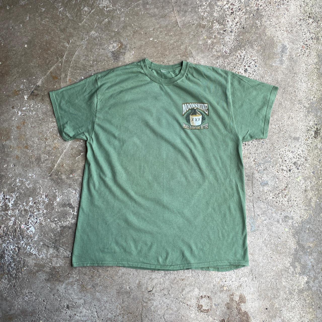 Green Moonshine Graphic Bar T-Shirt