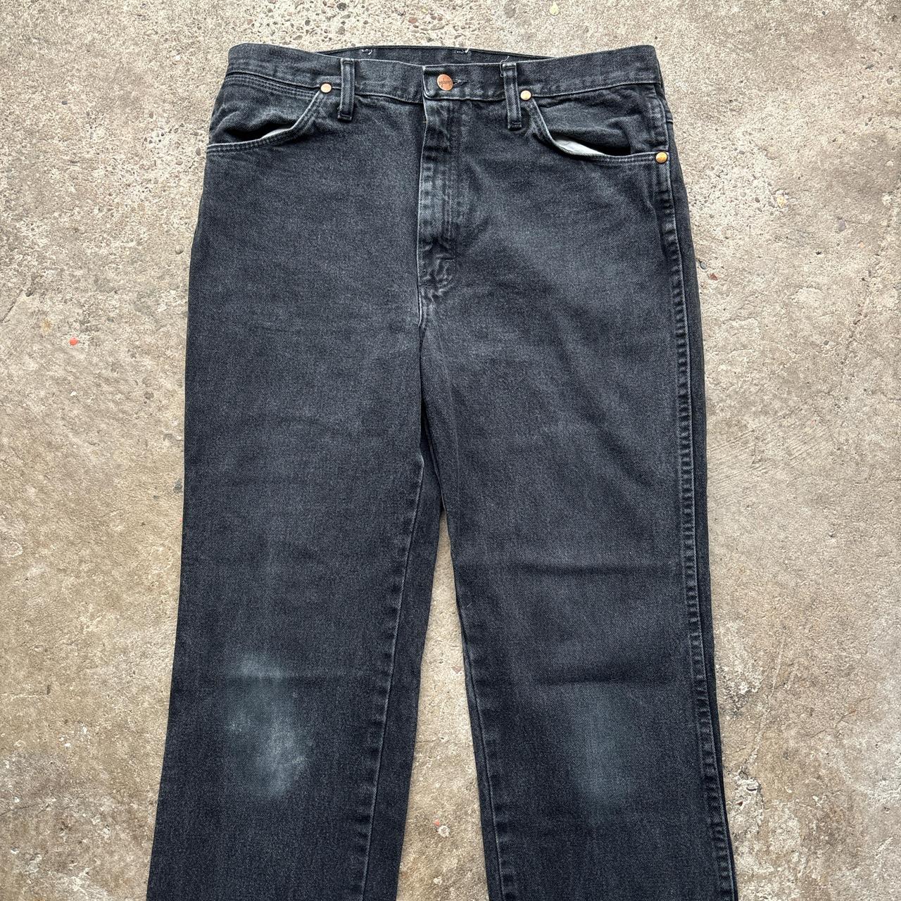 Black Wrangler jeans