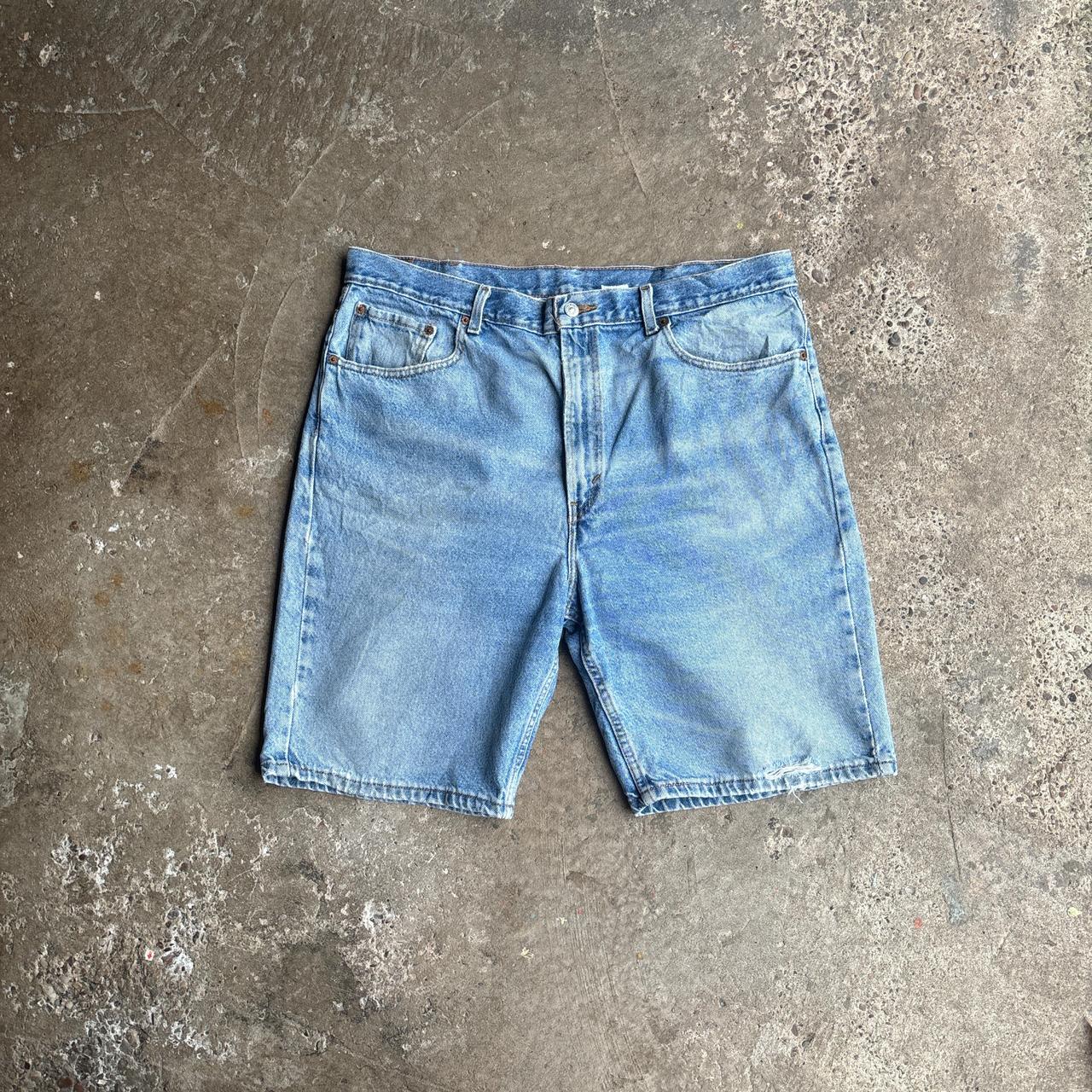Light Blue Denim Levi’s 505 Jean Shorts