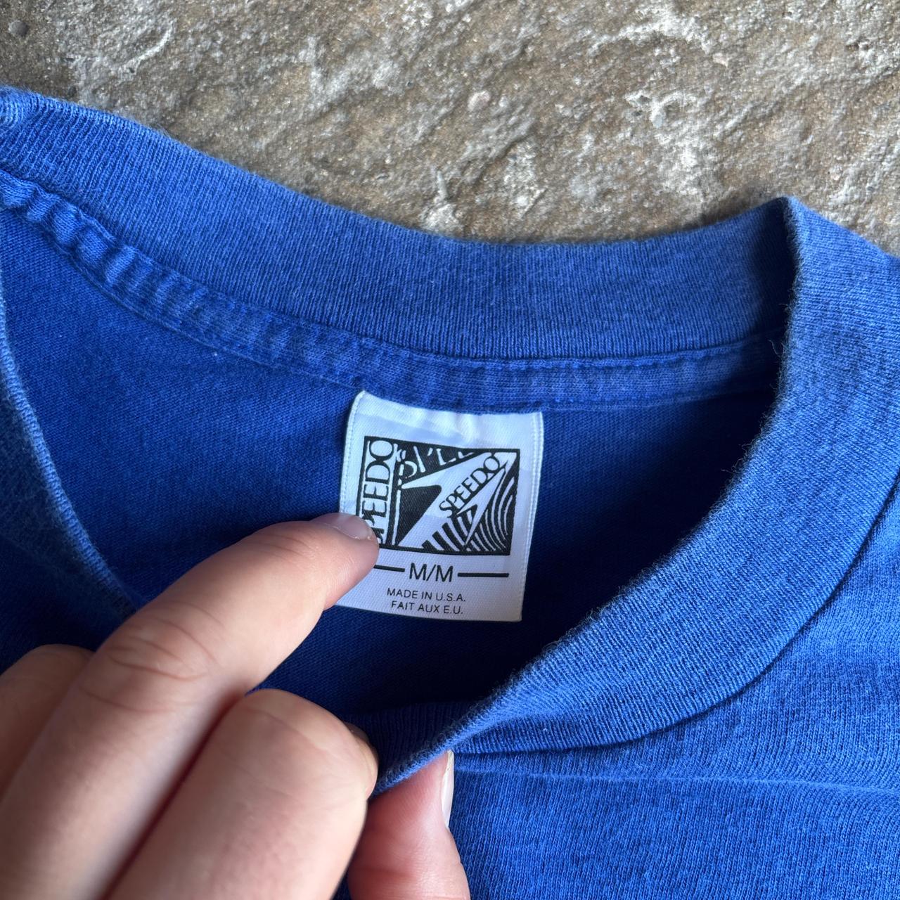 90s Blue Speedo single-stitch tee
