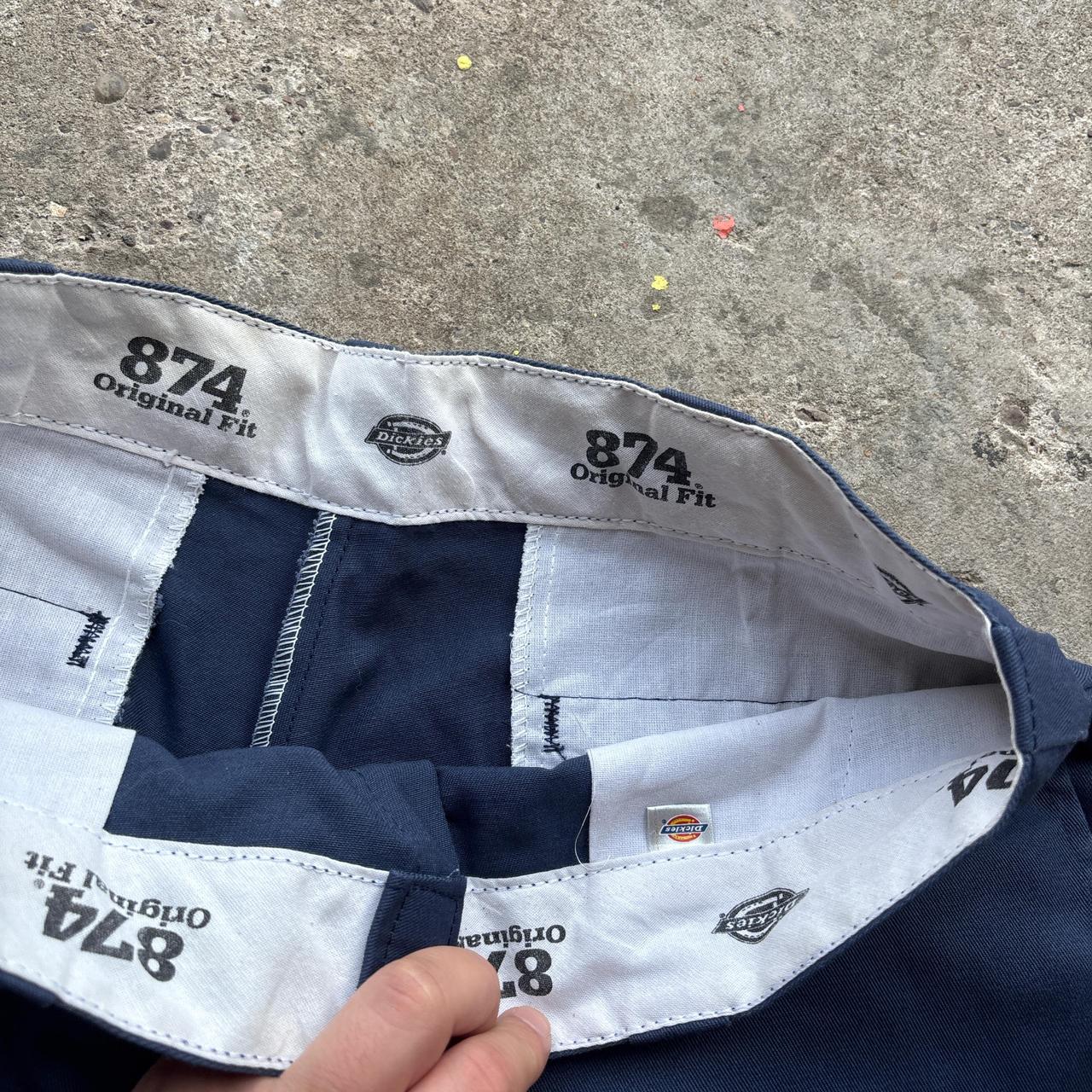 Navy 874 Dickies shorts