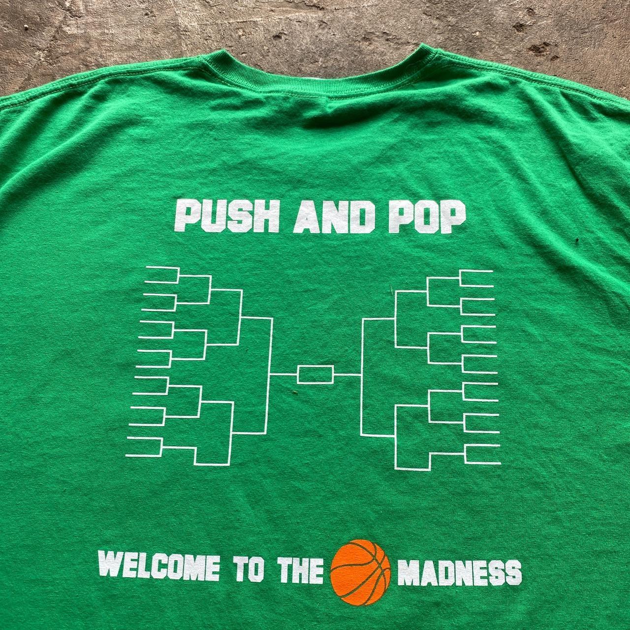 Green ‘Beer and Brackets’ graphic tee