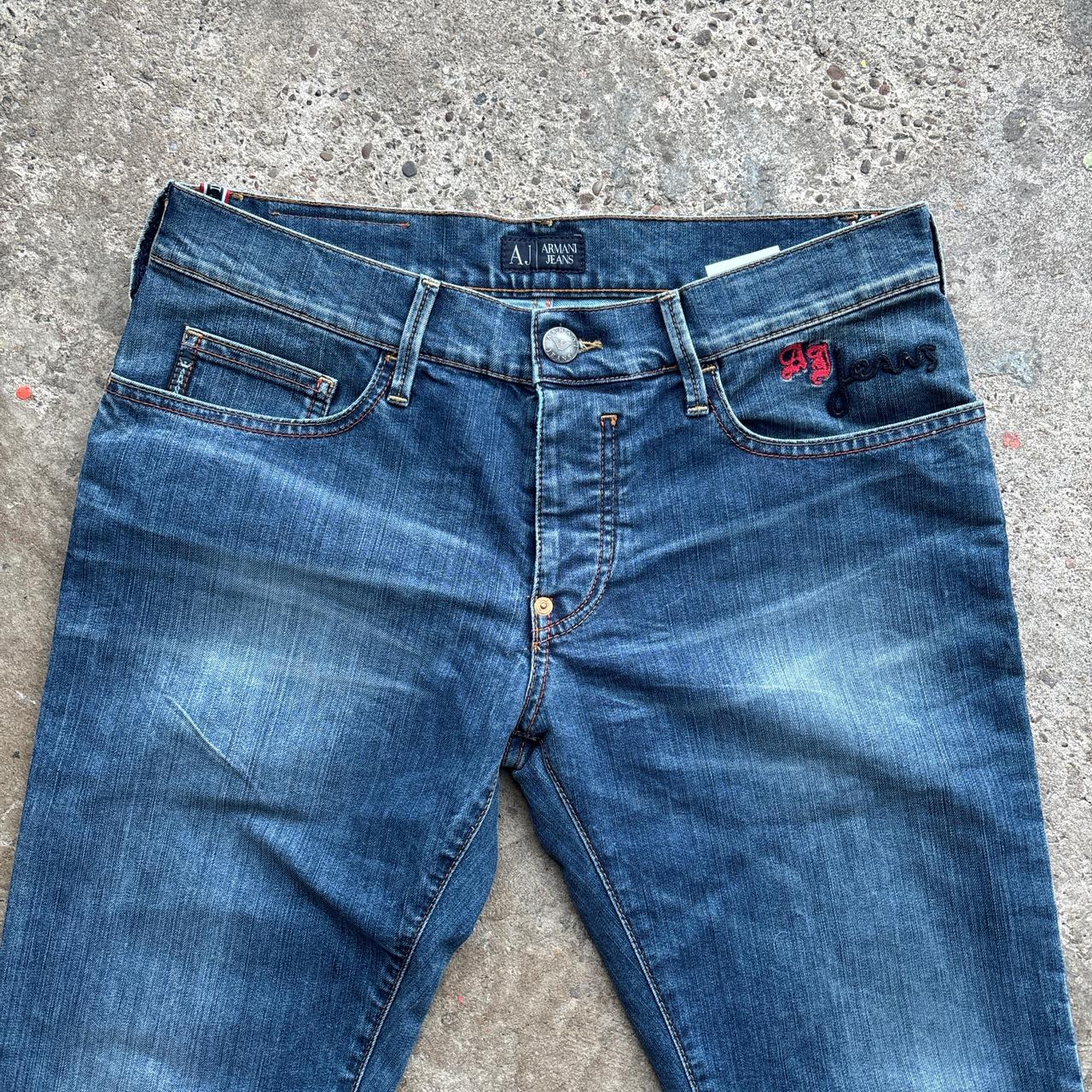 Armani Jeans Slim Fit Navy Denim Jeans | 31 Waist
