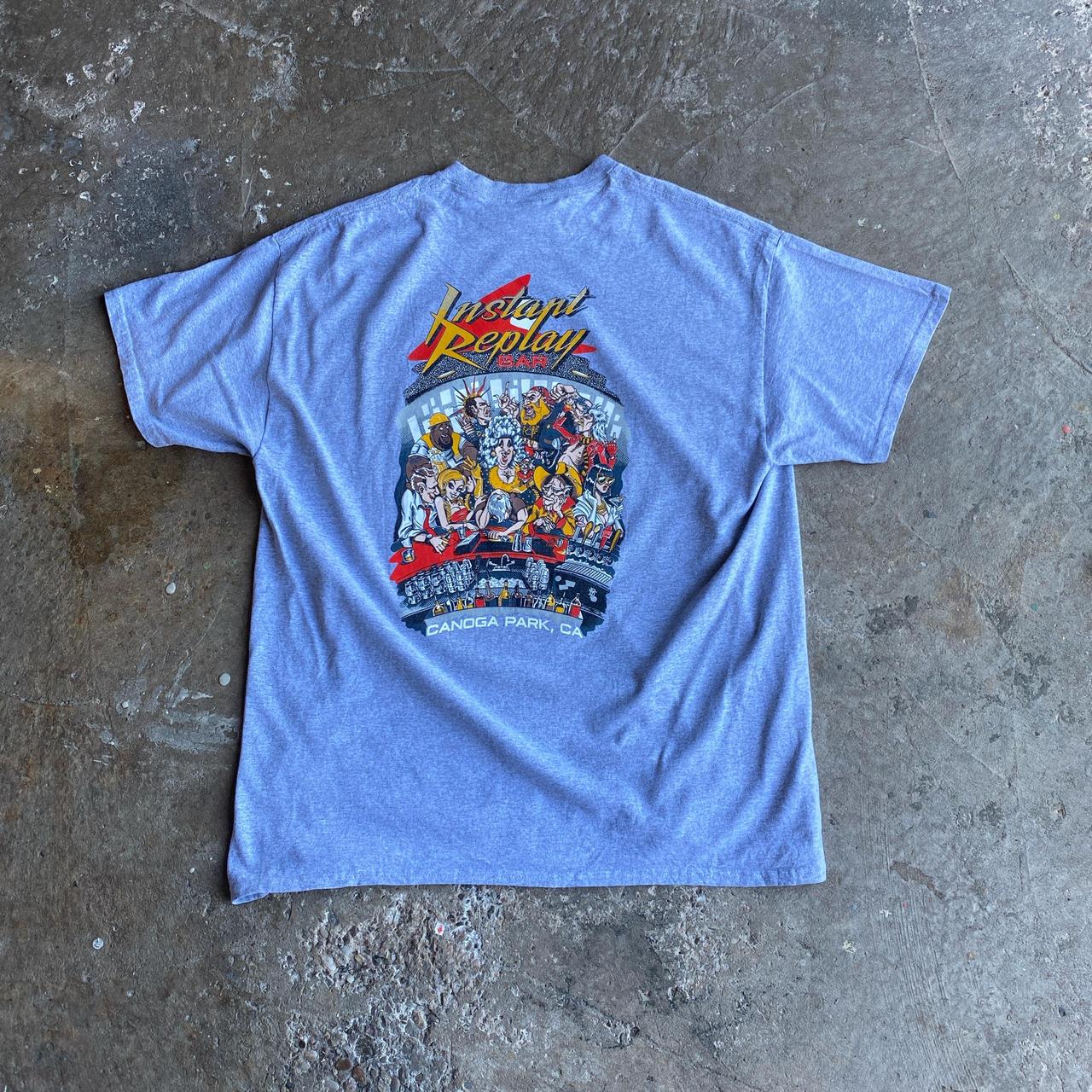 Grey ‘Instant Replay Bar’ T-Shirt