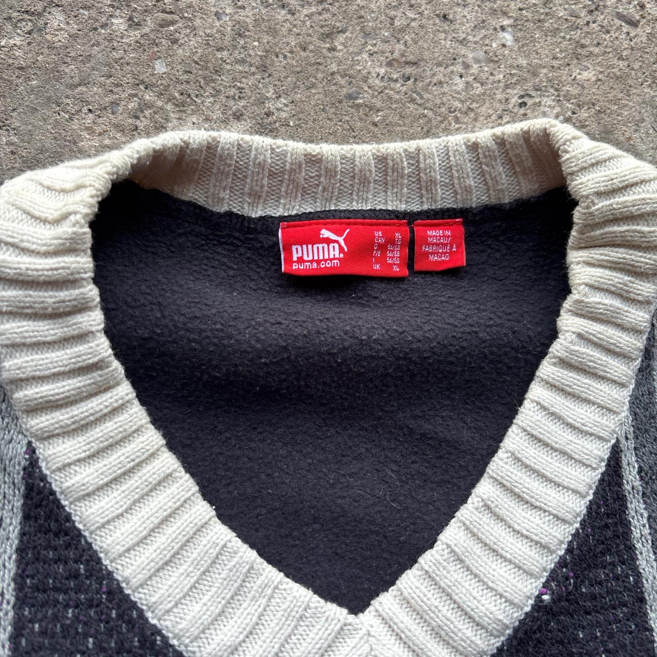 Vintage Black Puma Sweatshirt - XL