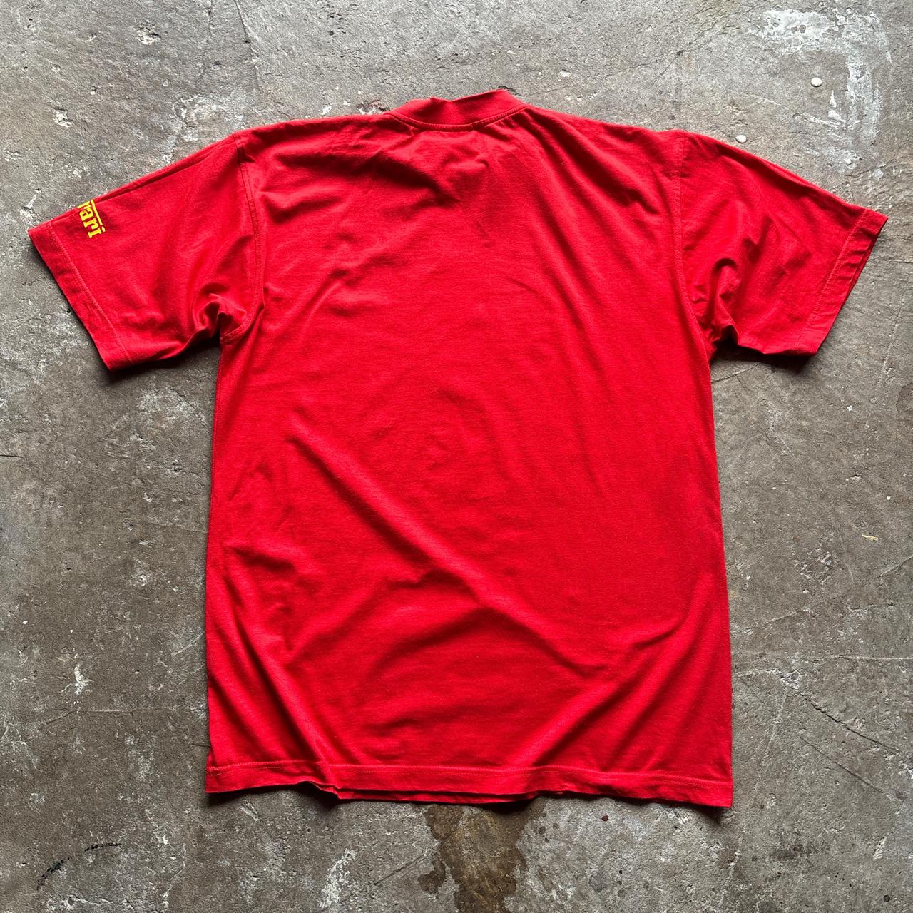 90s Red Ferrari T-shirt - L