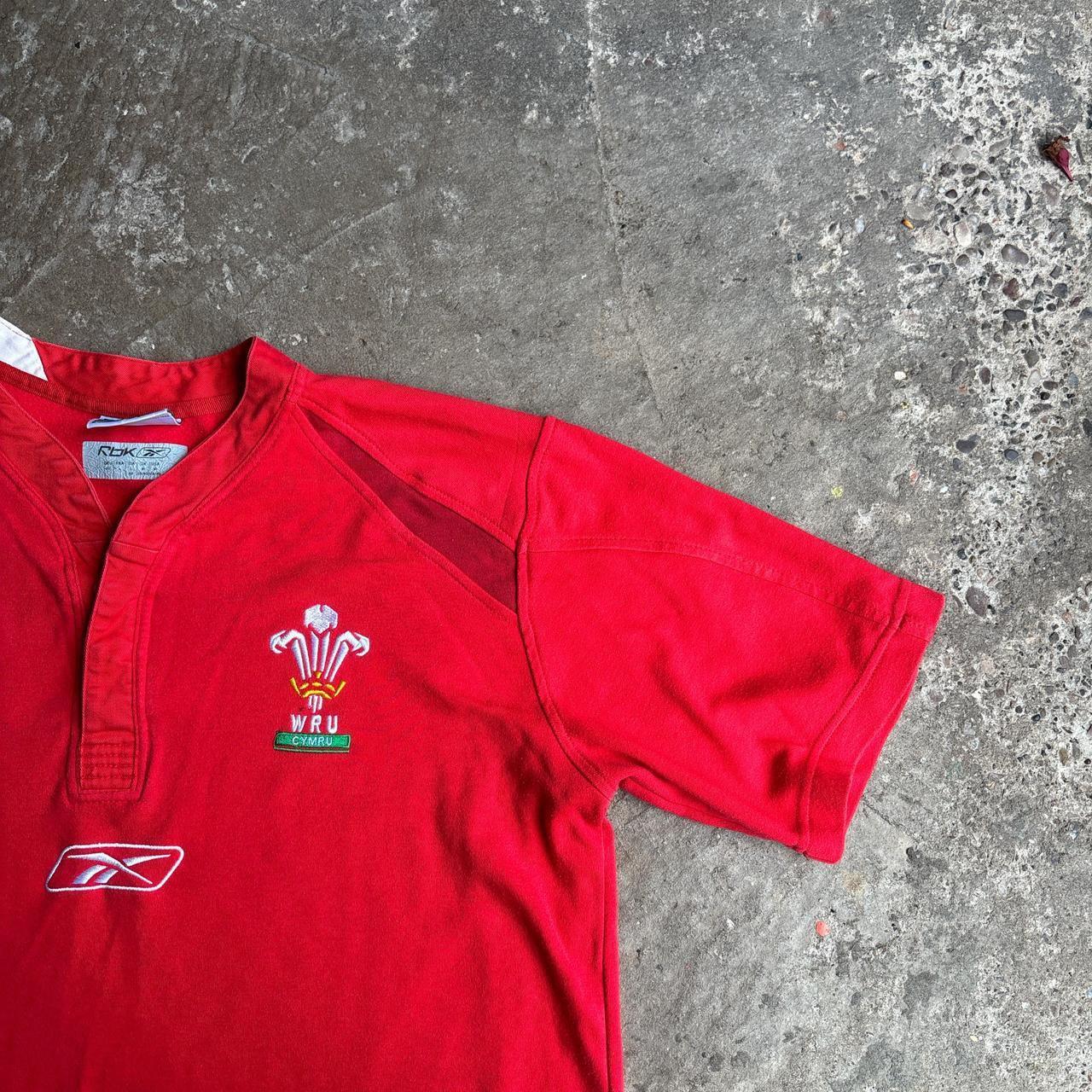 Red Reebok Wales Rugby Shirt 2007
