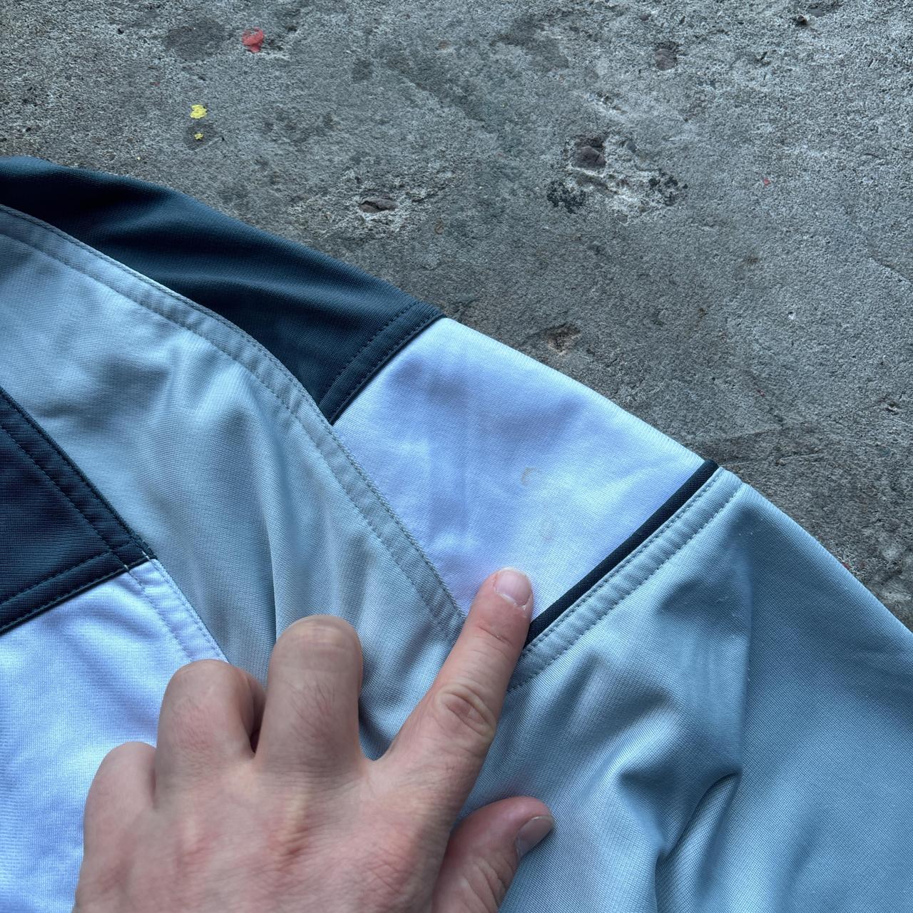 90s Grey Adidas Track jacket - M