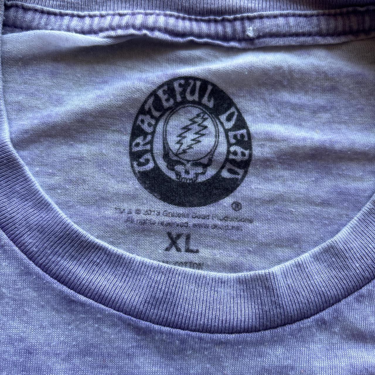 Light Purple Tie Dye Grateful Dead T-Shirt