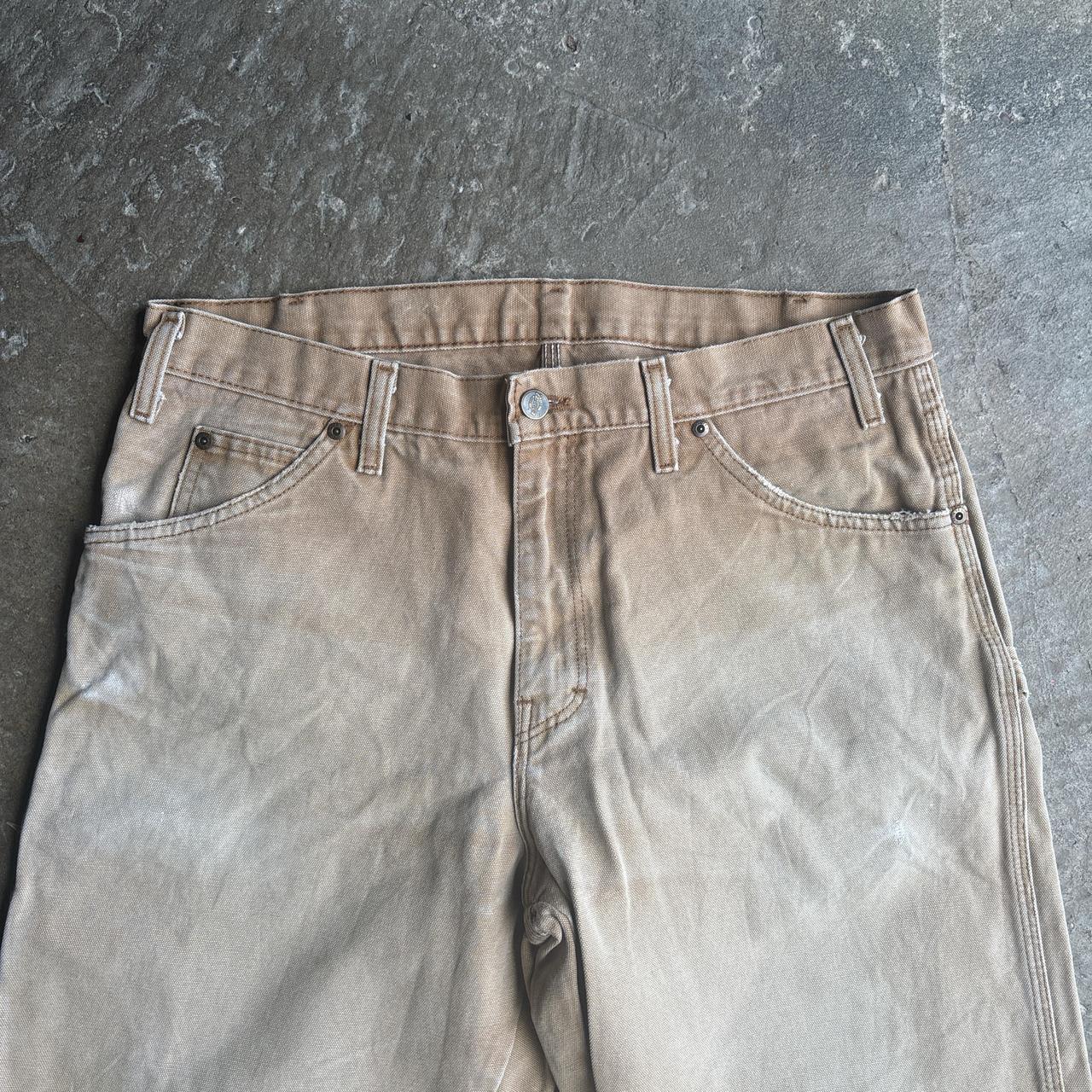Faded Tan Dickies Carpenter Trousers