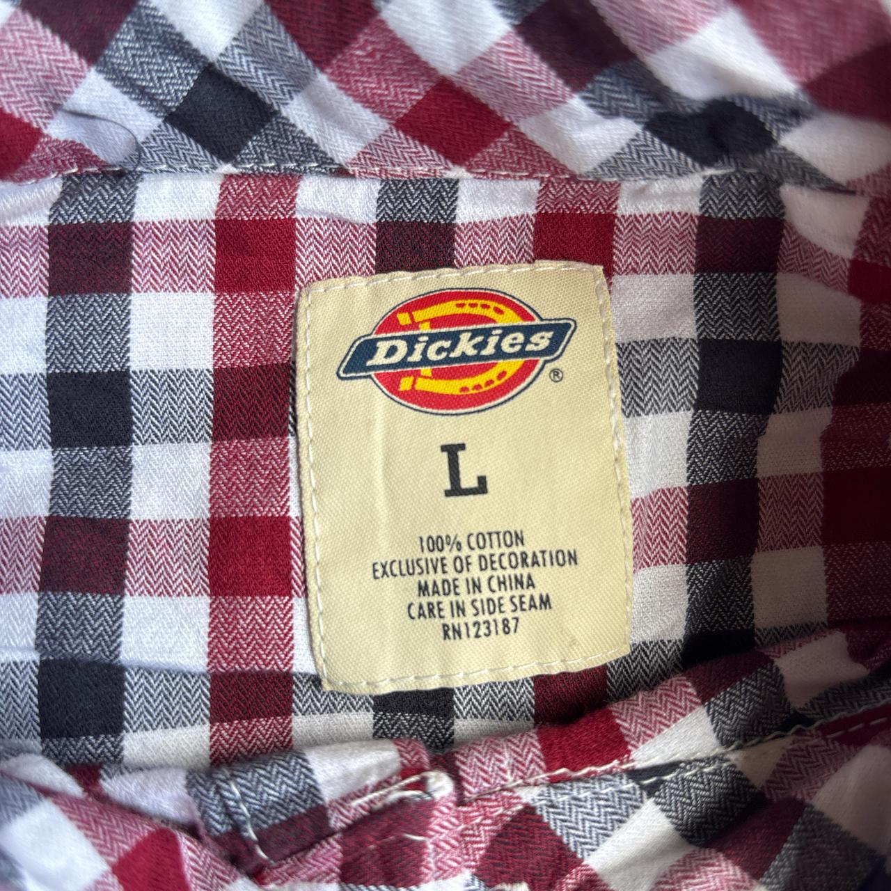 Red & Black Checkered Dickies Shirt