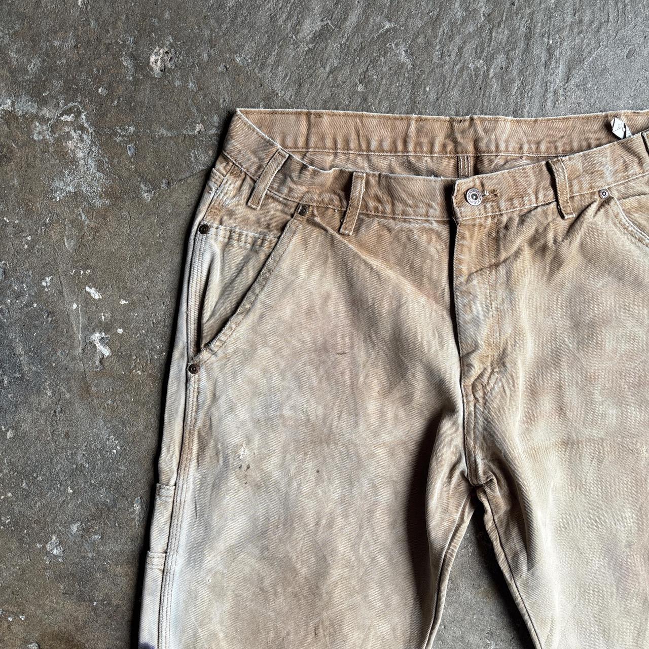 Washed Tan Dickies Carpenter Pants/Trousers