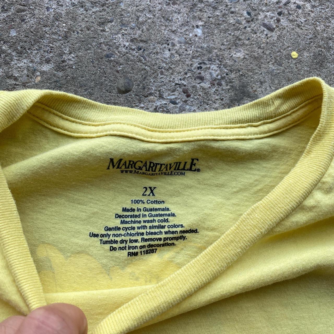 Yellow Margaritaville graphic tee - XXL