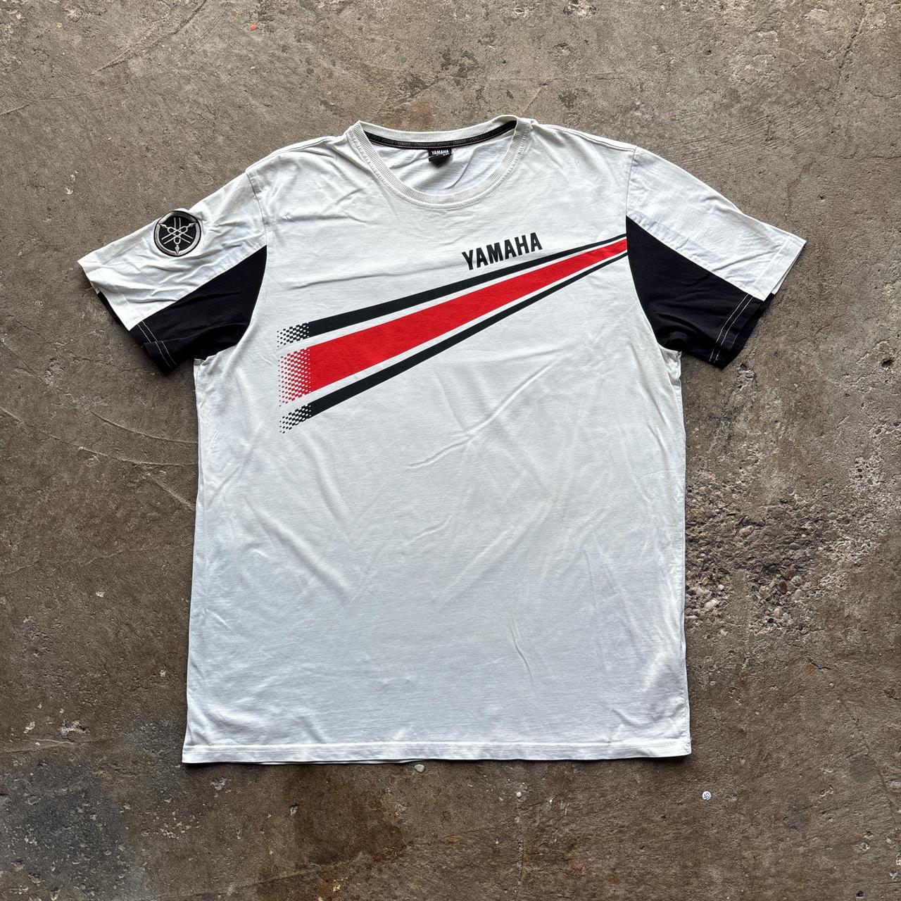 White Yamaha Racing t-shirt