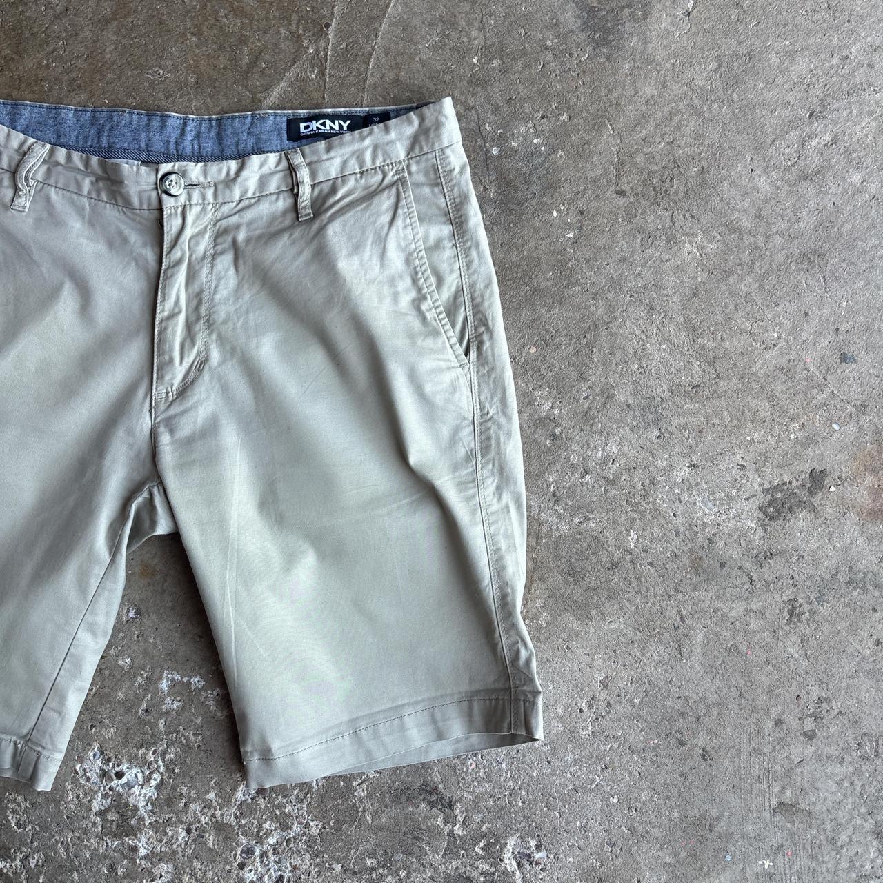Cream DKNY Chino Shorts