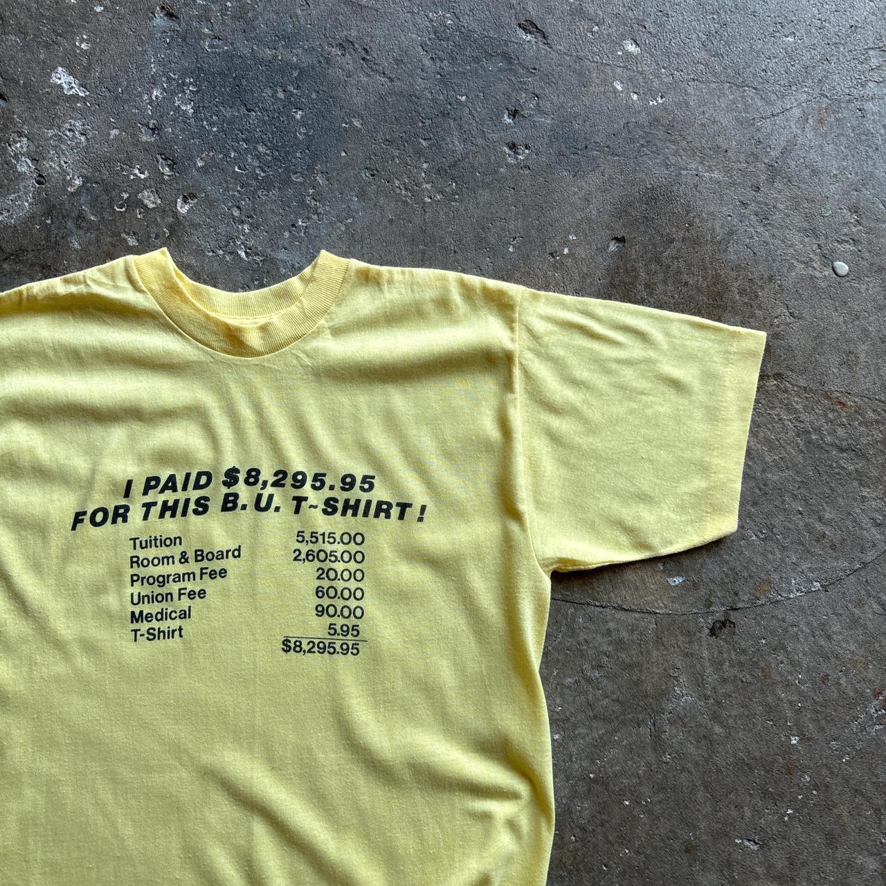 Funny Vintage Graphic Yellow T-Shirt