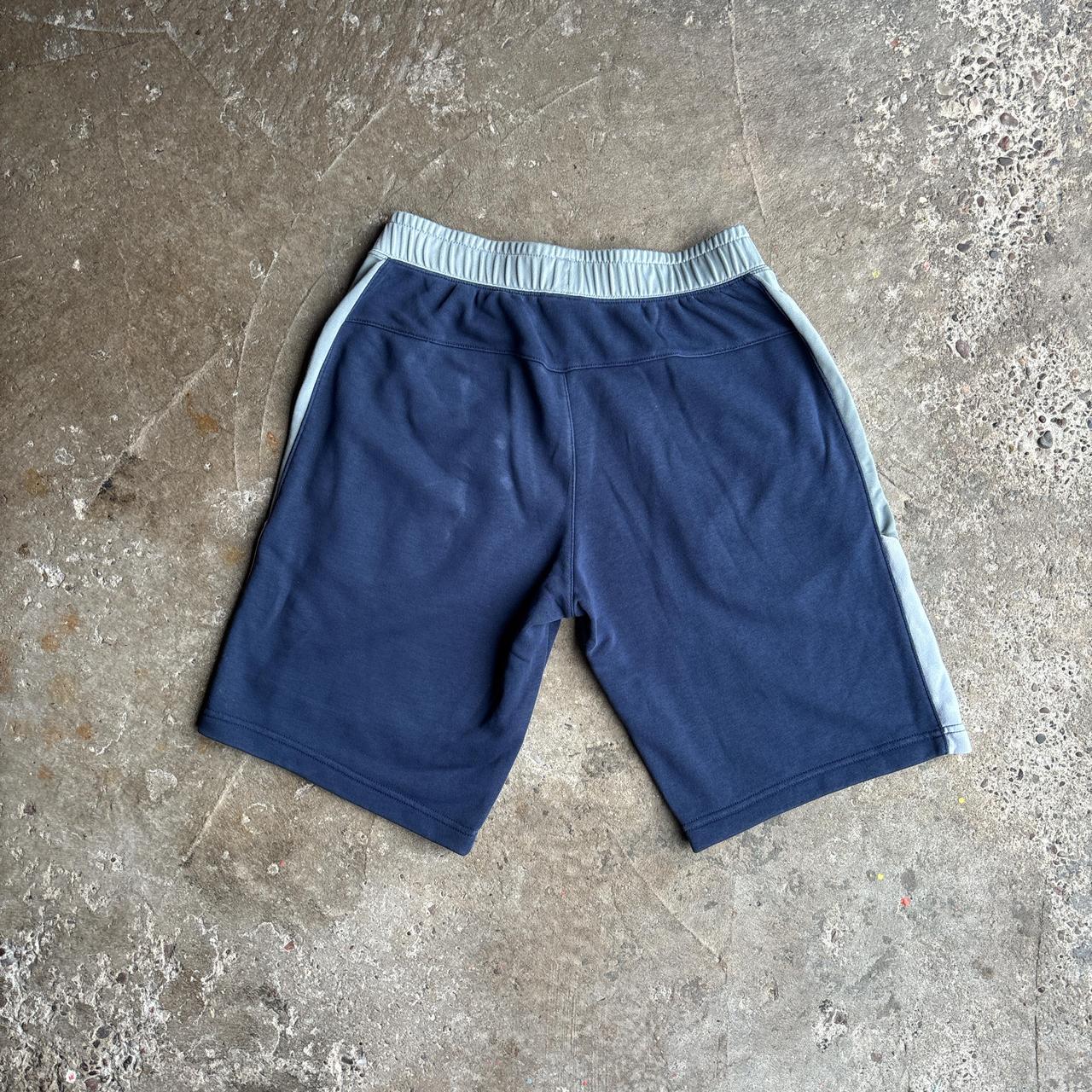 Navy & Grey Nike Tracksuit Shorts - S