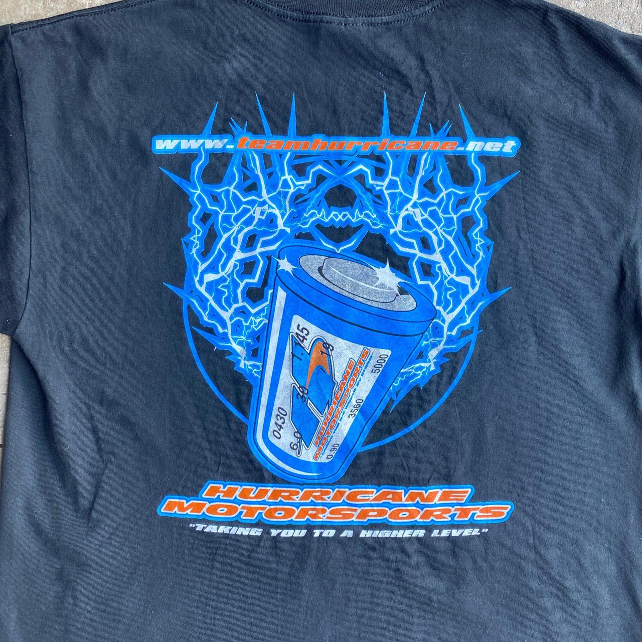 Black ‘Hurricane Motorsports’ Graphic T-Shirt - L