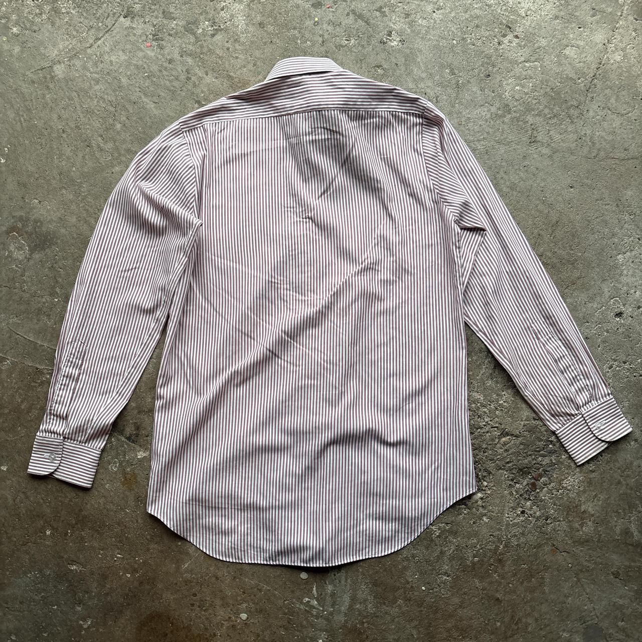 Pink and white striped St Michael by Marks & Spencer