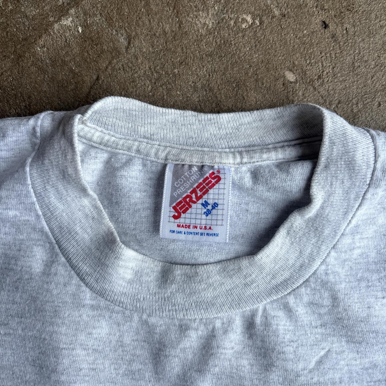 Vintage 1991 Light Grey Single Stitch Graphic T-Shirt - M