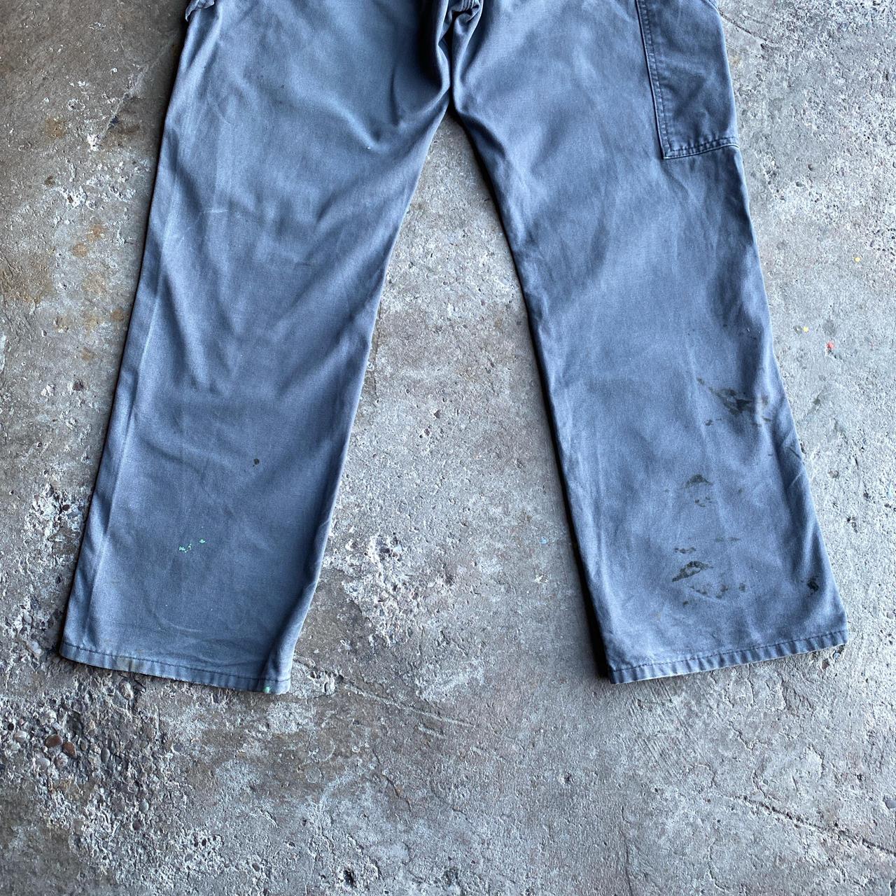 Grey Dickies Distressed Carpenter Trousers - W36