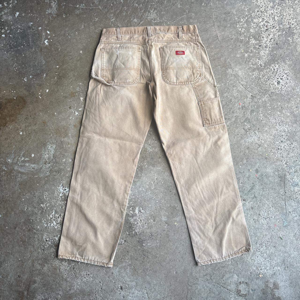 Faded Tan Dickies Carpenter Trousers
