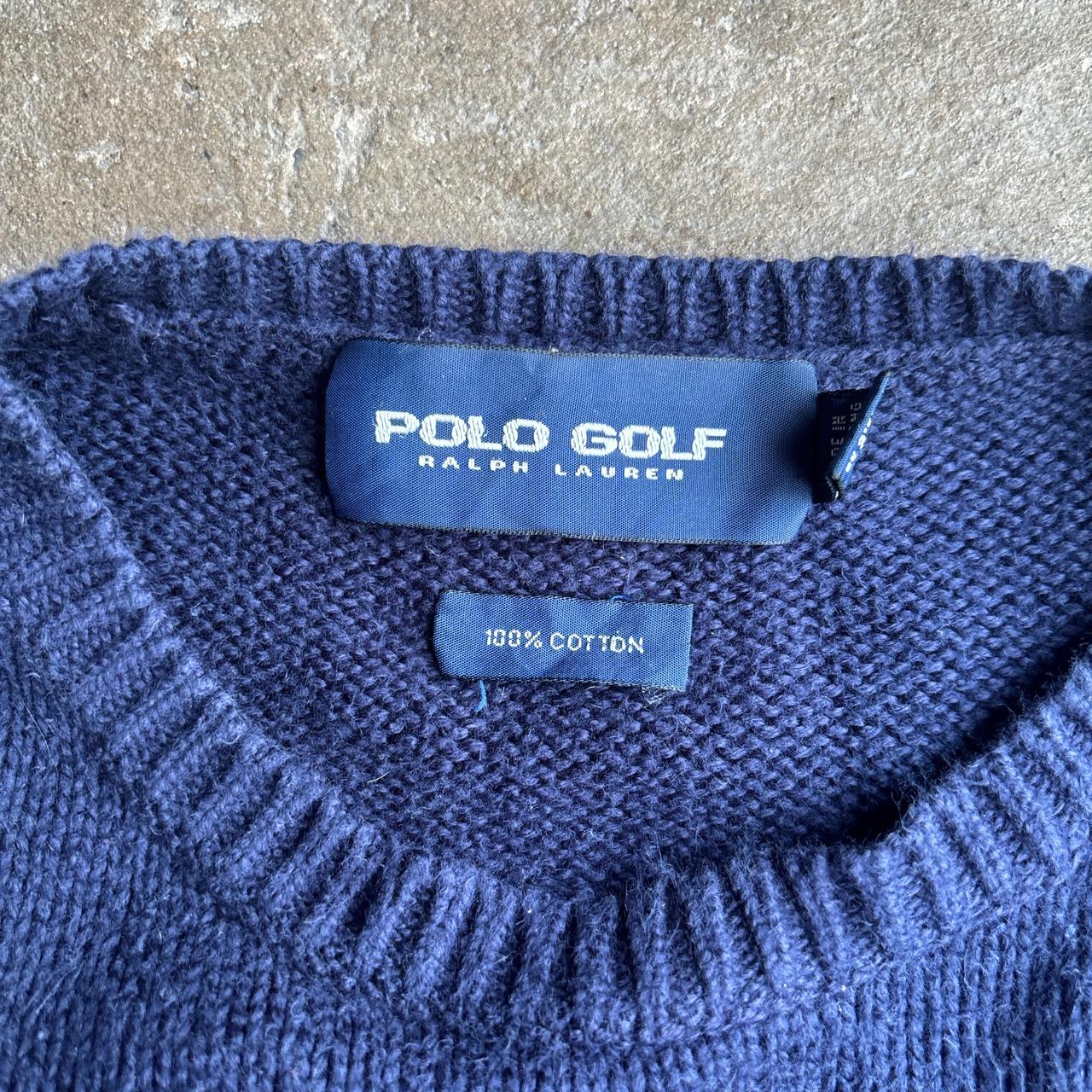 Navy Polo ‘Ralph Lauren’ Golf Knitted Jumper