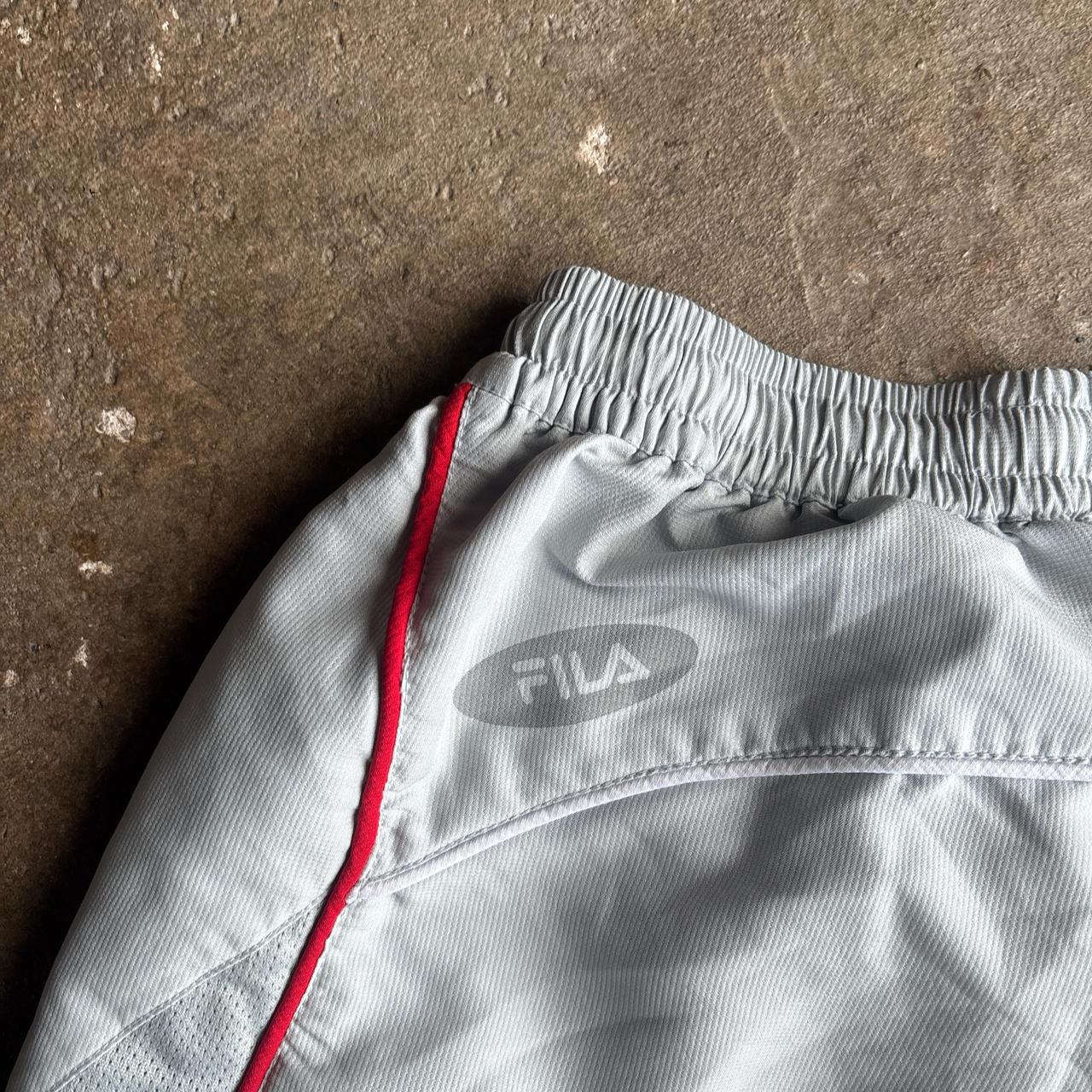Light Grey FILA 3/4 Sports Shorts