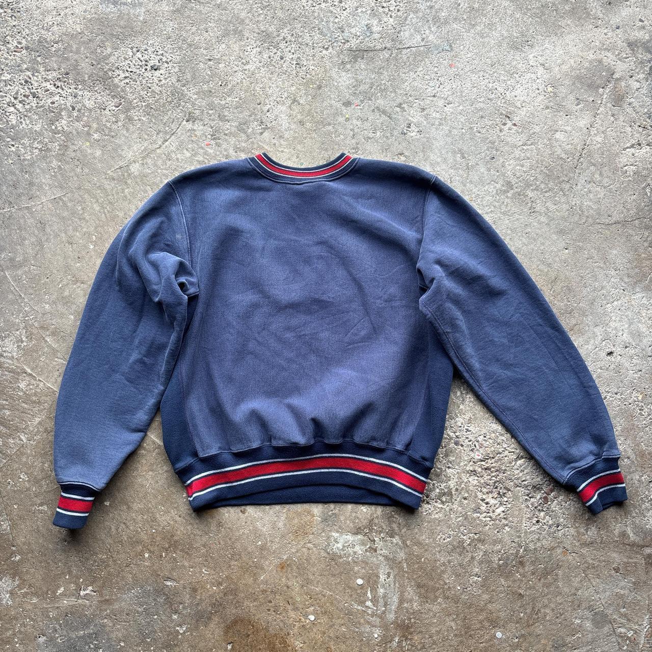 Vintage Navy sweatshirt with stitched “SHBP” spell out design