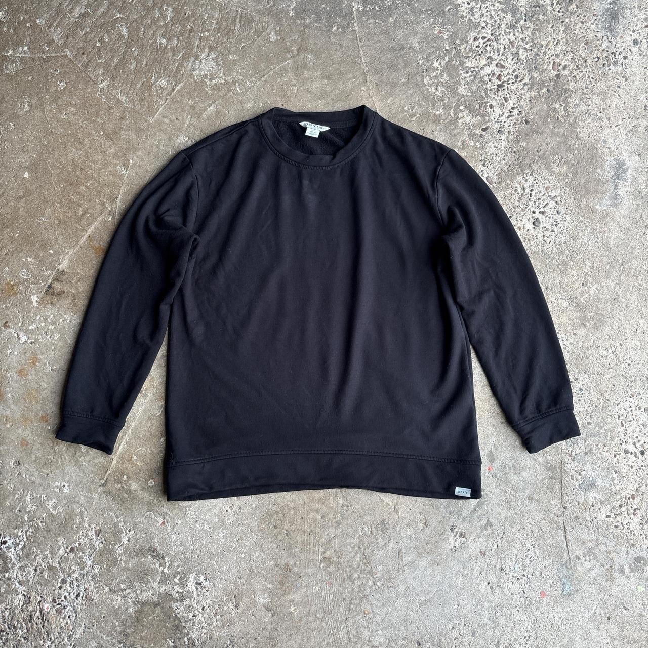Black Crew Neck Orvis Sweatshirt - S