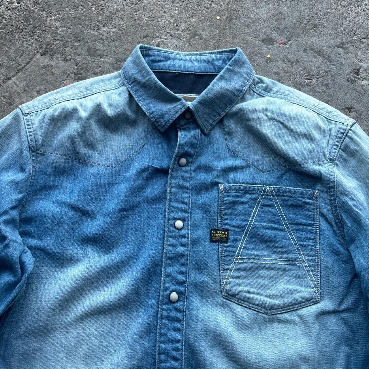 Light blue denim G-Star Raw western shirt