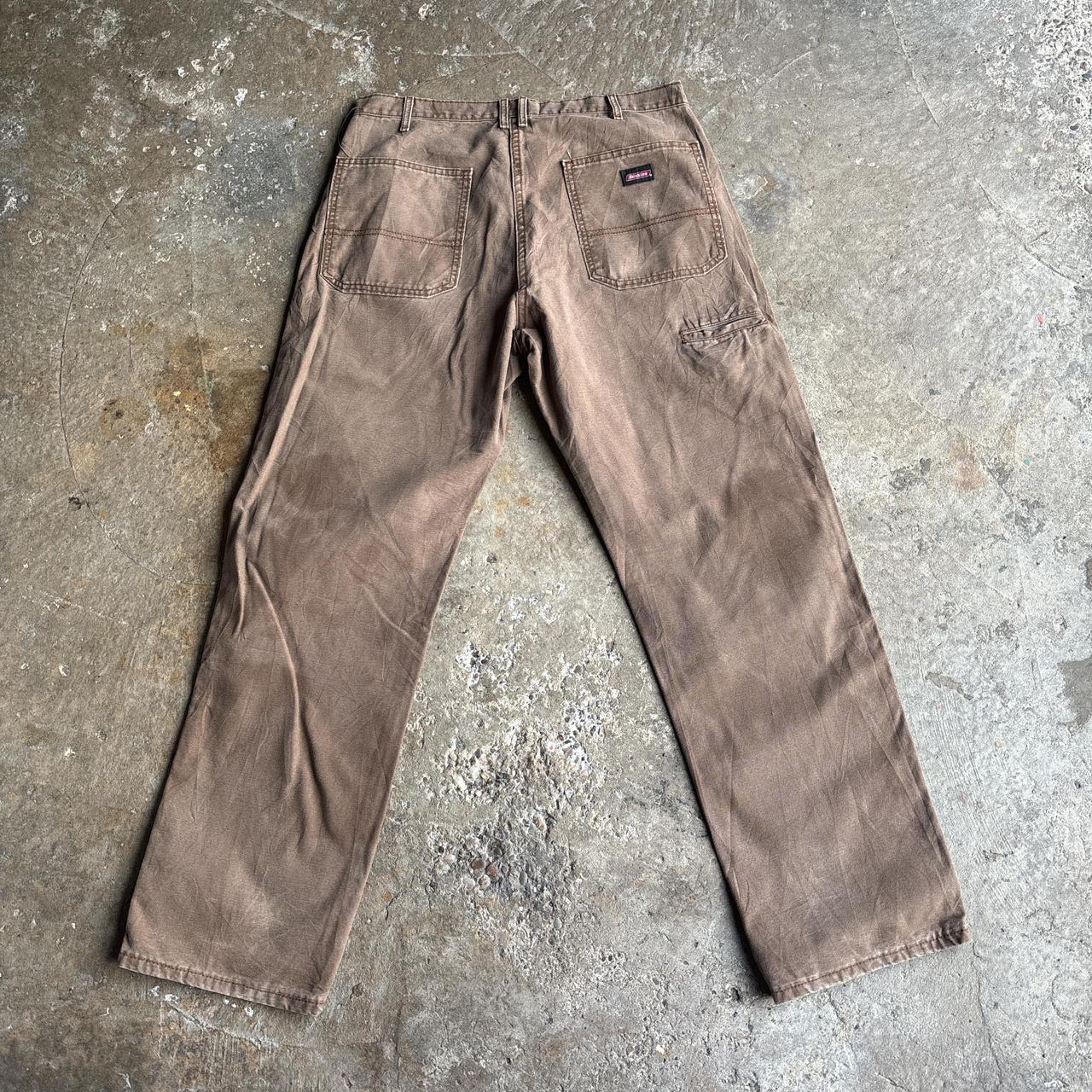 Washed Brown Dickies Pants/Jeans