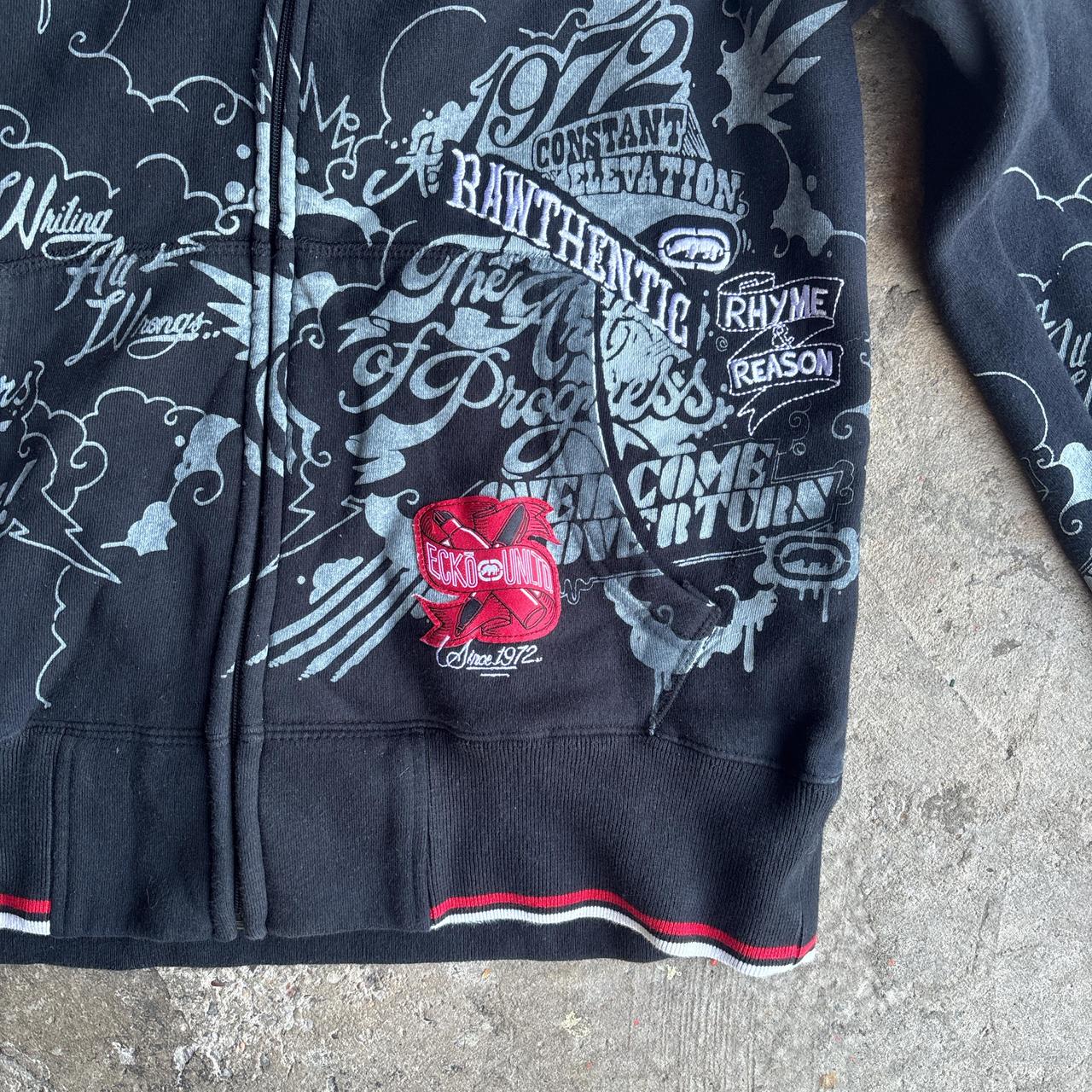 Black ECKO UNLTD Graphic Hoodie