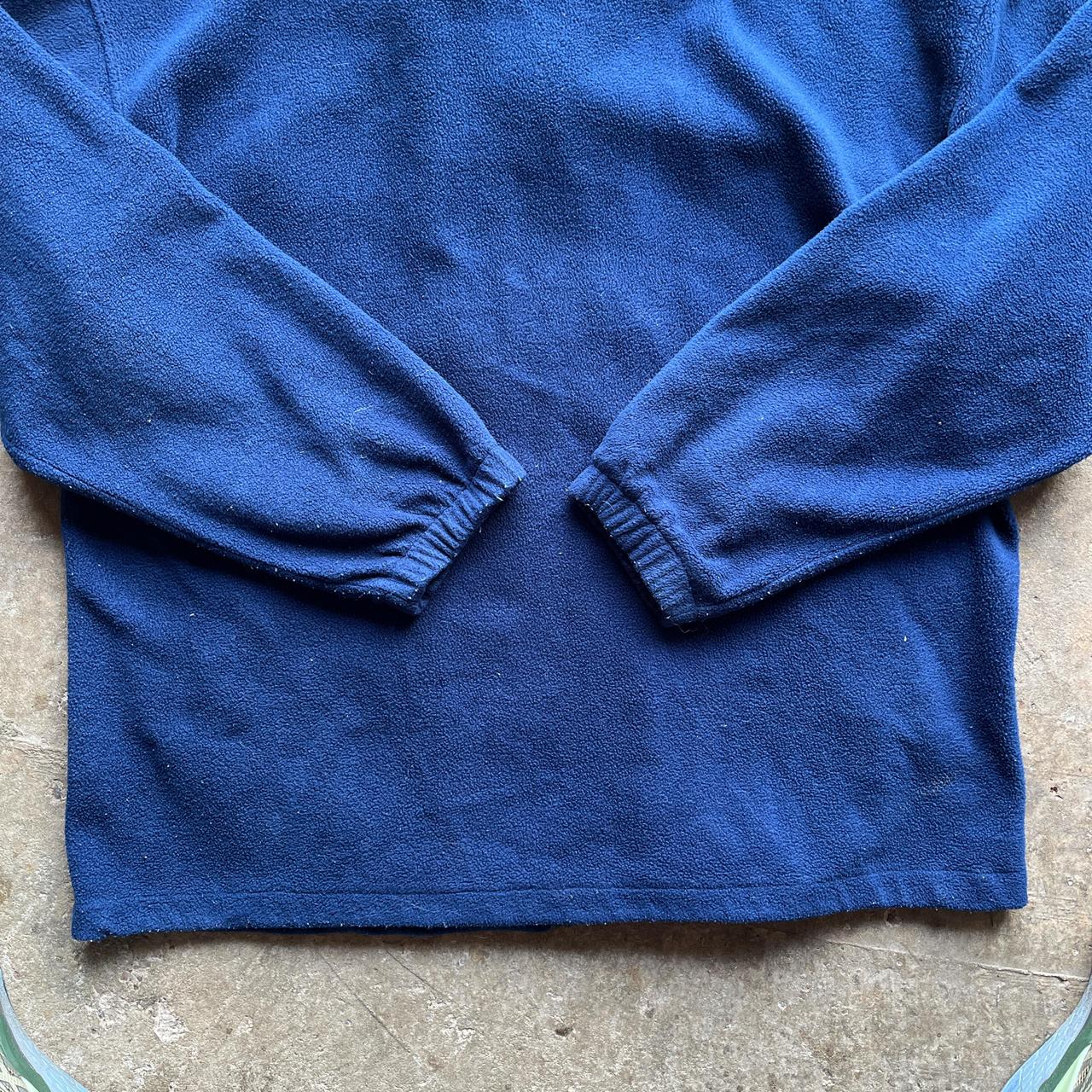 Vintage Fosters Full Zip Fleece in Navy