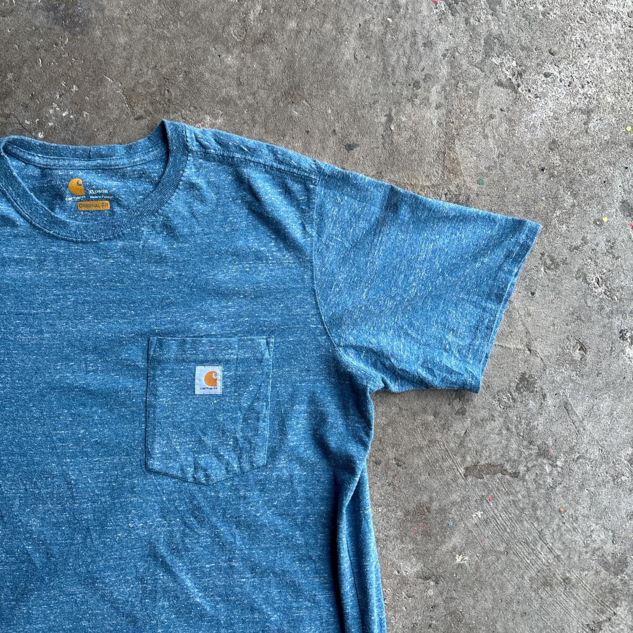 Textured Light Blue Classic Carhartt T-Shirt