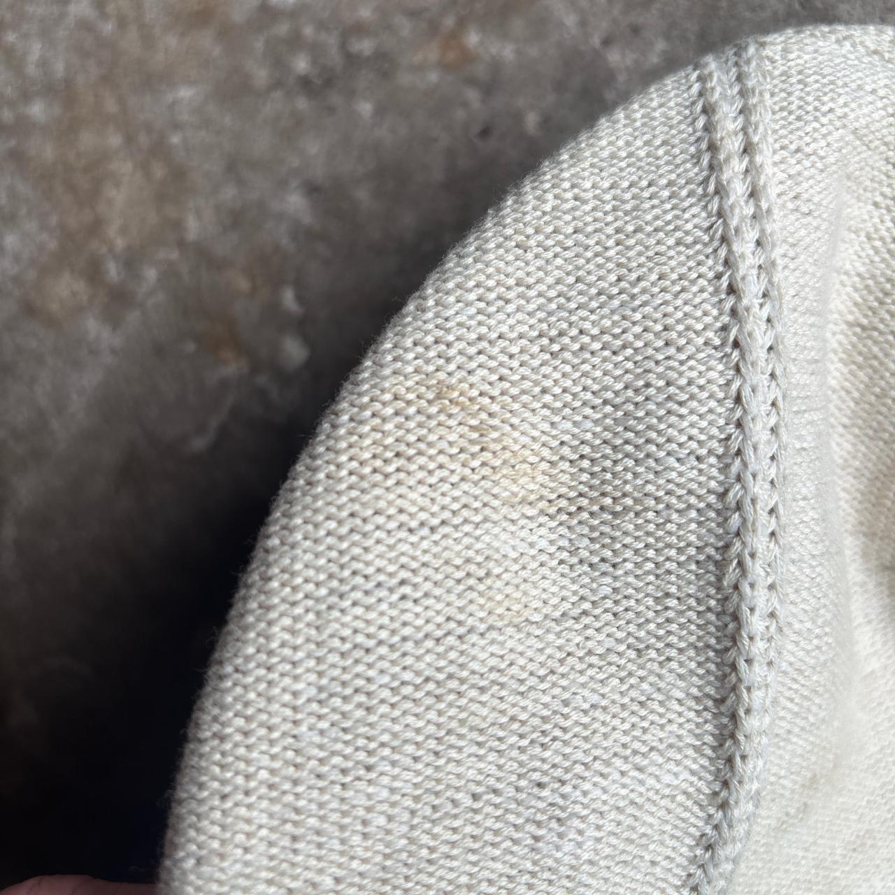 Cream Timberland Knitted Bucket Hat