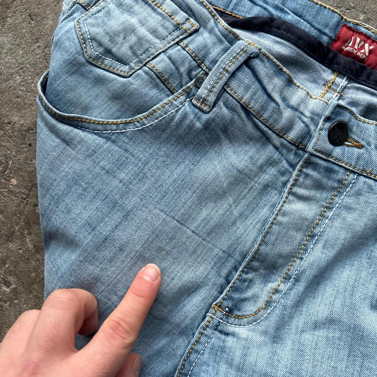 Light blue Avirex straight-leg jeans - W34