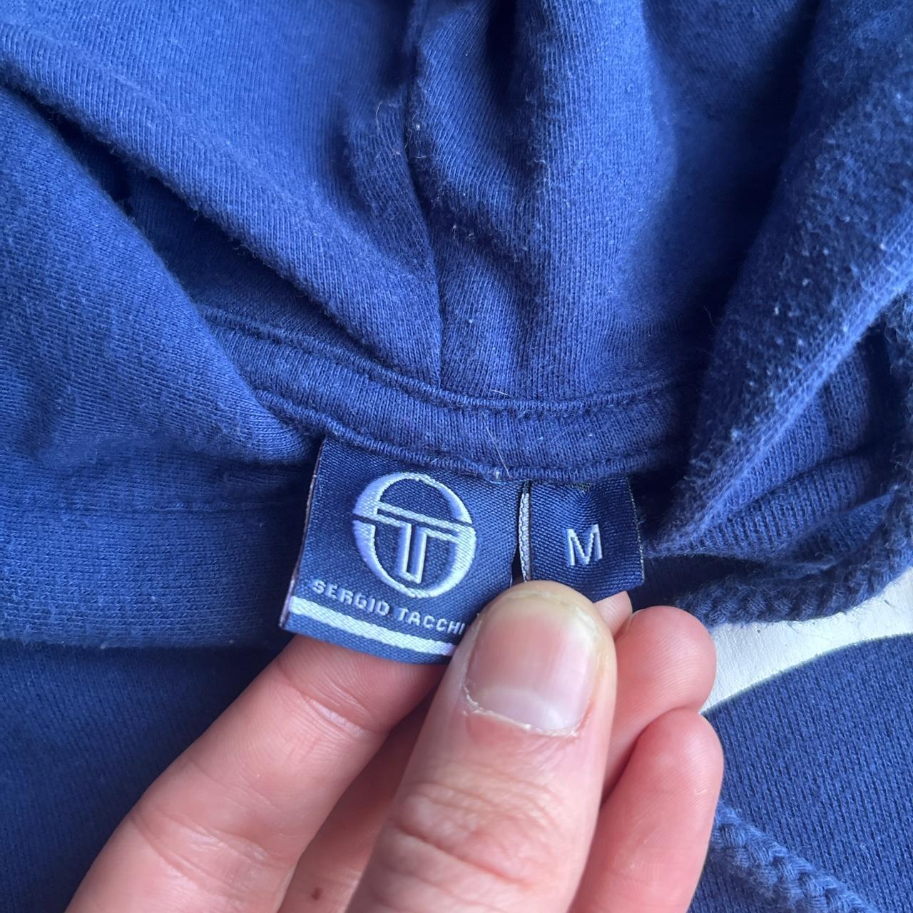 Blue Sergio Tacchini Logo Hoodie