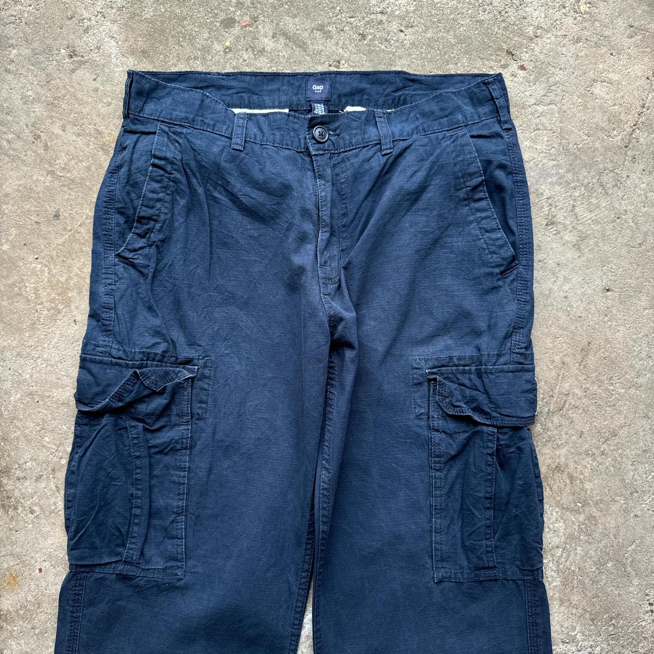 Navy cargo pants
