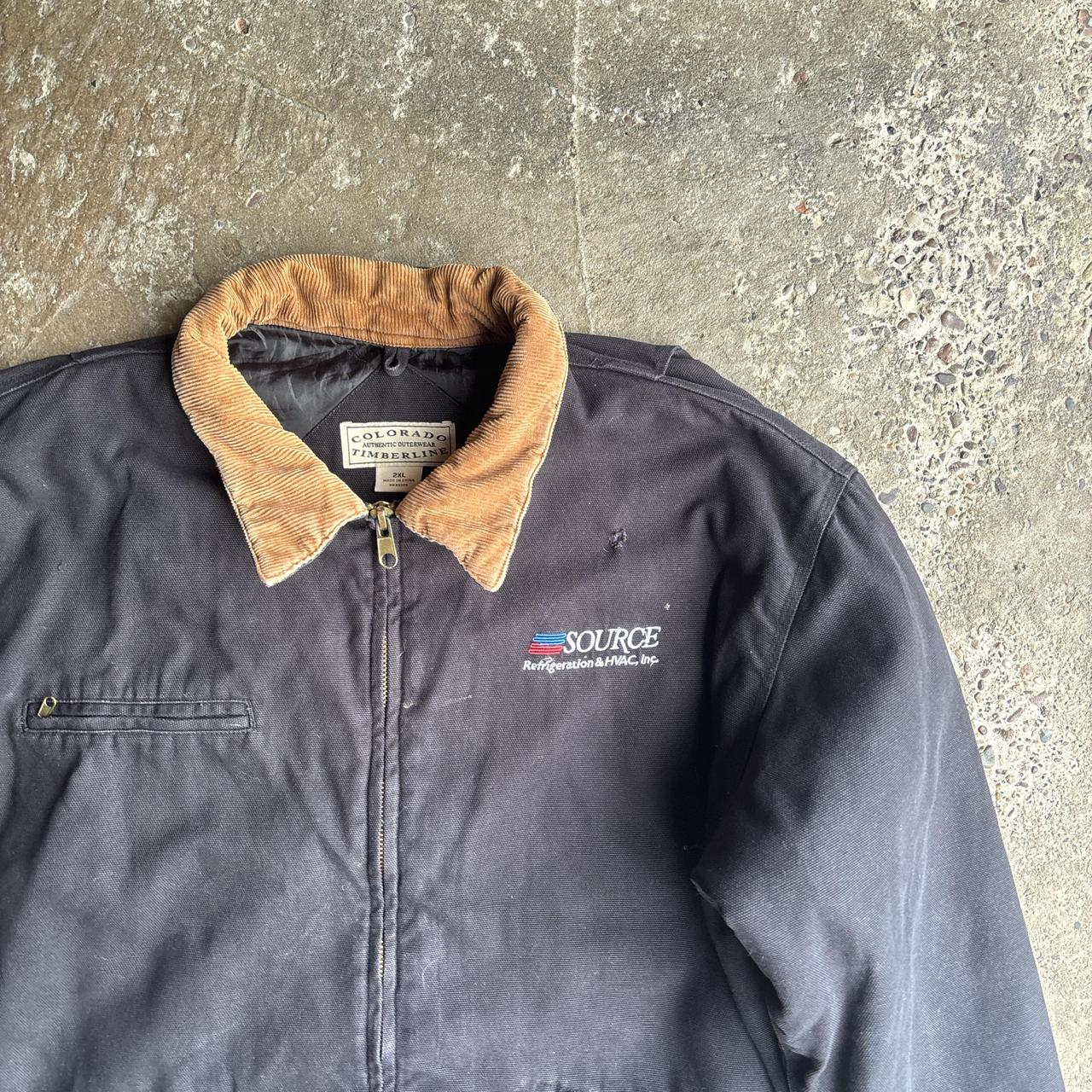 Black Full Zip Workwear Jacket - 2XL