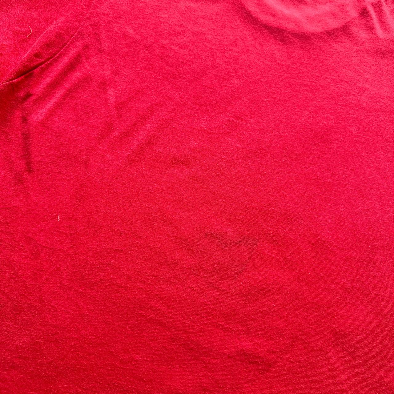 Red graphic tee