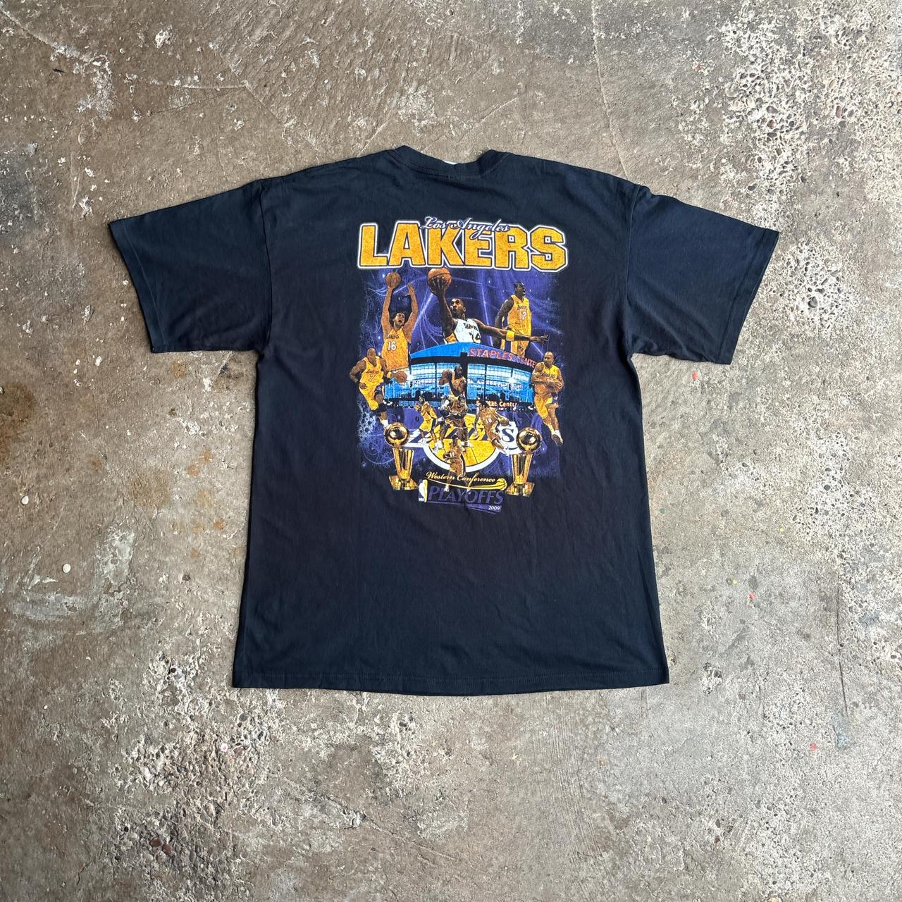 Dark Navy Graphic 2009 Lakers T-Shirt - L