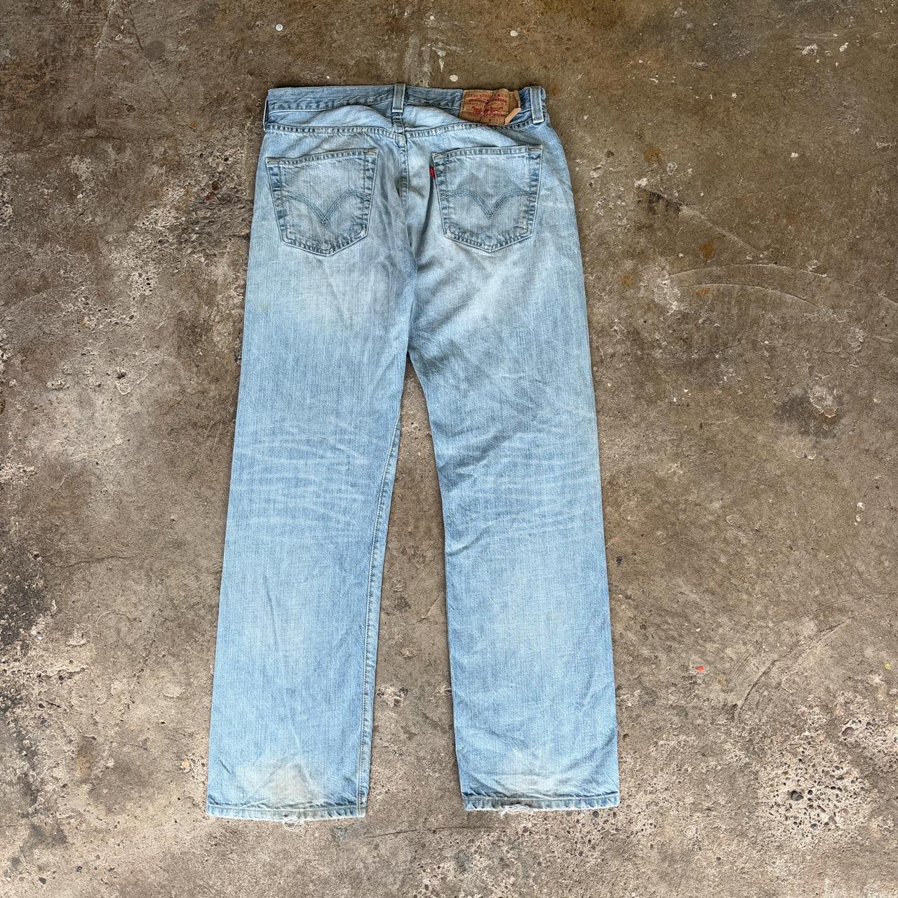 Light blue Levi's 501 jeans
