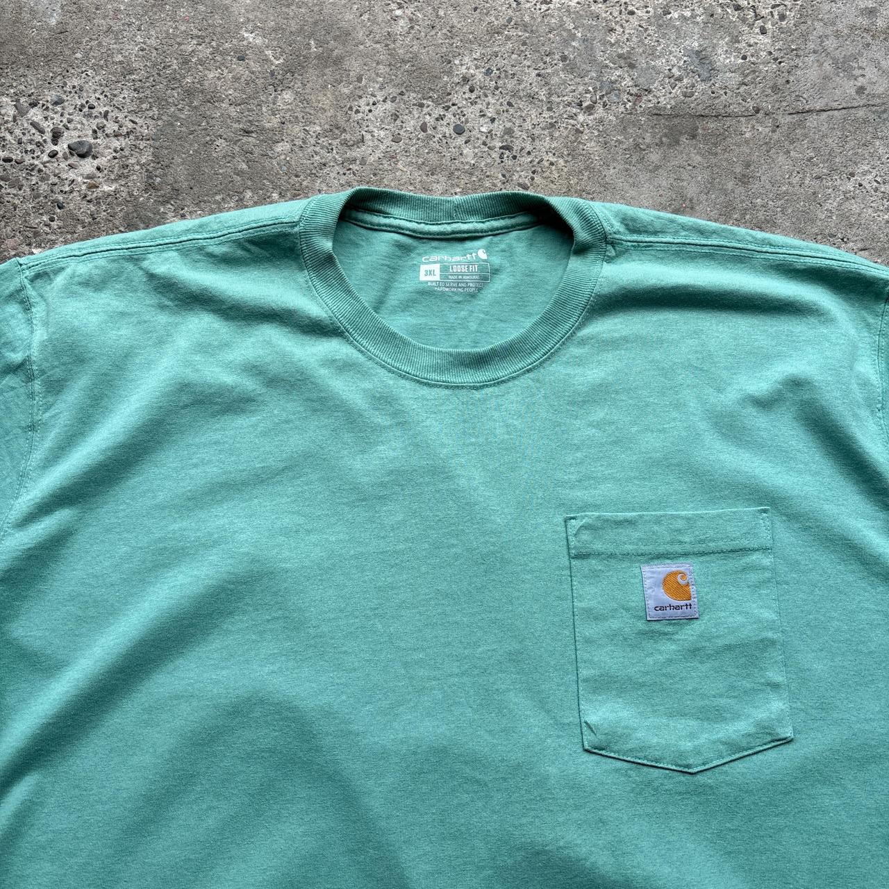Teal Carhartt T-shirt - XXXL