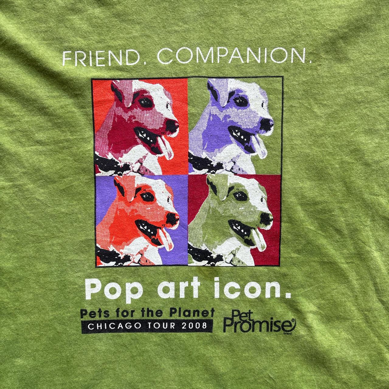 Vintage Green Single Stitch Pop Art Graphic T-Shirt