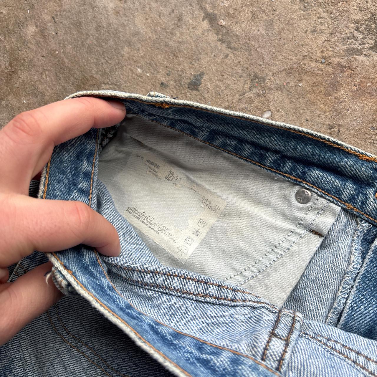 Blue denim dickies shorts