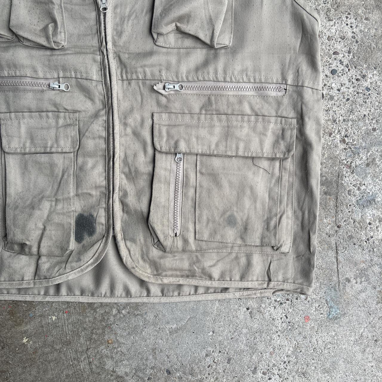 Cream Technical Vest Jacket - XL